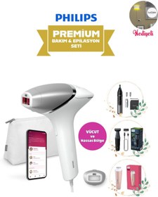 Resim Philips Lumea 450.000 Atım BRI940 Lazer Epilasyon + BRR454 Taşınabilir tüy alma cihazı 