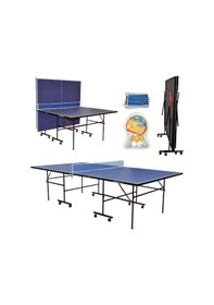 Resim Dynamic Sport Katlanabilir Masa Tenisi Masası + 2 Raket + 3 Top + Ağdemir Set 