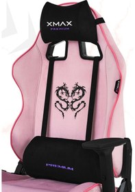 Resim Rio Balerion Terletmez Kadife Kumaş Pembe Gaming Oyuncu Koltuğu -3 Pembe 