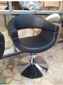 Resim Hidrolikli Yuvarlak Taban Kauför Makyaj Koltuğu 