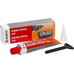 Resim Würth 250°C Isıya Dayanıklı Silikon Sıvı Conta Siyah 70ML T38192 