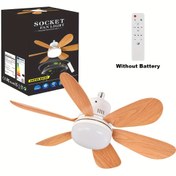Resim 1 adet 52.07cm Tavan Fanı Işığı, 6 Yapraklı Yuvarlak Ahşap Kaplama, Uzaktan Kumandalı LED Çok Fonksiyonlu Tavan Fanı, Ayarlanabilir Işık ve Rüzgar Hızı, Yatak Odası, Mutfak, Oturma Odası ve Balkon için Kolay Kurulum, İç Mekan Kullanımı, Kolay Kurulum Fanı | Modern Tavan Fanı | Ahşap Kaplama Fanı, Oturma Odası için Tavan Fanı 