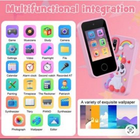 Resim Dynego Çocuklar İçin Akıllı Telefon Kameralı Eğitici Oyuncak – Selfie, MP3 Çalar ve Müzikal Eğlence 