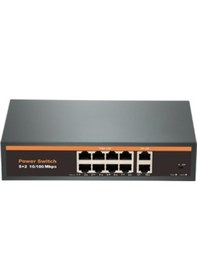 Resim Nova Nvc-ıntsf0820fb2l 24v Intercom 8+2 Poe Switch 10-100 