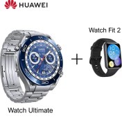 Resim Huawei Watch Ultimate Akıllı Saat Okyanus Mavisi+Huawei Watch Fit 2 Aktif Edition Hediye 