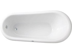 Resim Aslan Ayaklı Küvet | Söğüt | Sanacryl - 80x172 / Antrasit / 1 Kişilik 