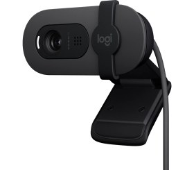 Resim Logitech BRIO 100 Full HD 1080p Gizlilik Kapaklı Mikrofonlu Web Kamerası - Siyah 