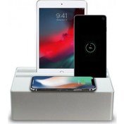Resim Alldock Wireless Kablosuz Şarj Standı Gümüş/Beyaz Deneme 