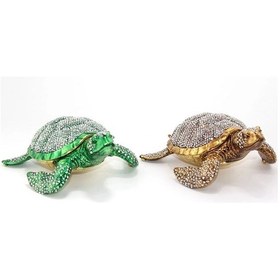 Resim Swaroski Taşlı Kaplumbağa Figürü Alk1913 01 
