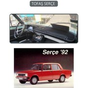 Resim Tofaş Serçe Torpido Koruma Halısı Gri Kenar 