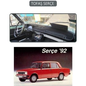 Resim Tofaş Serçe Torpido Koruma Halısı Gri Kenar 