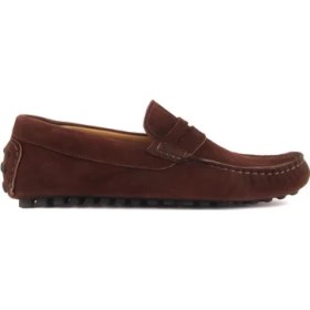 Resim Sail Laker's - Kahverengi Nubuk Erkek Loafer Ayakkabı 101-6055-11169 