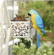 Resim Lijinxu Bahçe Heykelleri Açık Hava Kuşları Sundurma 