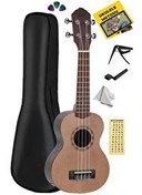 Resim Midex SPA-231 Ladin Venge Ağacı Kaliteli Soprano Ukulele Seti 