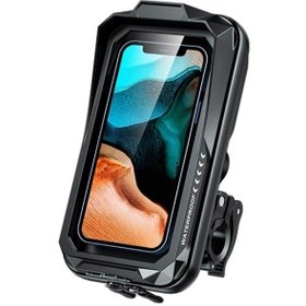 Resim Nukrotech M30 Suya Dayanıklı Gidon Bağlantılı Telefon Ve Aksesuar Çantası 