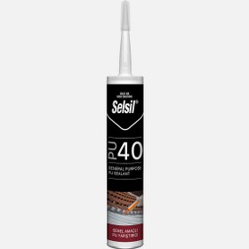 Resim Selsil PU 40 Genel Amaçlı PU Yapıştırıcı Beyaz 600 ML 