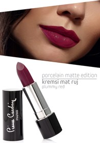 Resim Pierre Cardin Porcelain Matte Edition Lipstick - Plummy Red - 214 