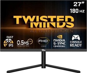 Resim TWISTED MINDS 27” TM27FHD180IPS FHD 180HZ 0.5MS HDMI DP FAST IPS FREESYNC/ADAPTIVE-SYNC ÇERÇEVESİZ GAMING MONİTÖR 