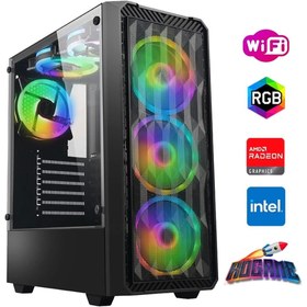 Resim ROGAME i5 13400F 16GB DDR4 1TB m2 8GB RX580 Oyun Bilgisayarı 