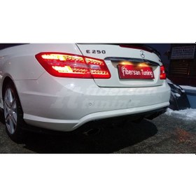 Resim Mercedes E250 Coupe Arka Tampon Ekleri ---Fibersan Tuning 