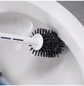 Resim Geseus Deterjan Hazneli Silikon Klozet Fırçası Klozet Temizleme Fırçası 