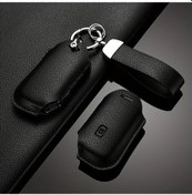 Resim Meridiangoods Siyah Kıa Key Fob Kılıfı Ceed Cerato Forte Niro Seltos Sorento Soul Sportage Telluride K5 