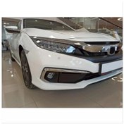 Resim Cıvıc Fc5 2019-2021 Içın Uyumlu Ön Sıs Kası Kaplaması Nıkelaj Makyajlı Kasa 