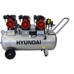 Resim Hyundai HM3100S 6 HP Sessiz Ve Yağsız Hava Kompresörü 100 L 
