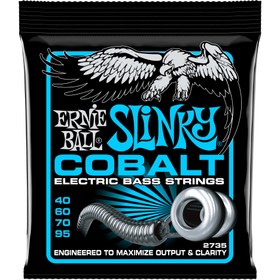 Resim Ernie Ball 2735 Cobalt Extra Slinky Bas Gitar Teli (40-90) 