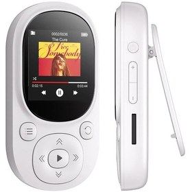 Resim Bt 5.0 İle 32 Gb Klip Mp3 Müzik Çalar, Kayıpsız Ses Spor Mp3 Çalar, Fm Radyo Whıte 32gb 