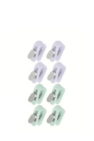 Resim markentegra 8 Adet Yorgan Nevresim Sabitleyici Klips - Karışık Renk Seçenekleri 