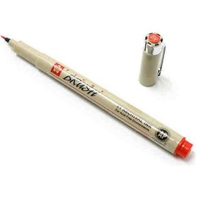 Resim Sakura Pigma Brush Pen Fırça Uçlu Çizim Kalemi Red Kırmızı 