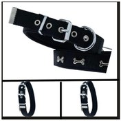 Resim Uyguna-yakala Siyah 2.5 42-50 Cm Dokuma Kemikli Boyun Tasması-sma.357 