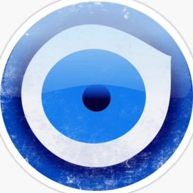 Resim Tsc Nazar Boncuğu Model1 Sticker Oto Araba Yapıştırma 15 cm 