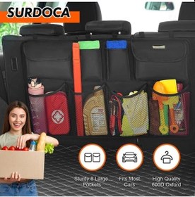 Resim 8 Cepli Araba Koltuk Arkası Koltuk Organizer Araba Koltuk Filesi Oto İçi Aksesuar 