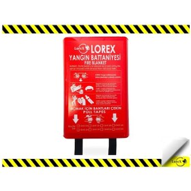 Resim Lorex Lr-fb1515b Yangın Battaniyesi 150cm X 150cm Kutulu 