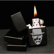 Resim Market66 Şapkalı Adam Walter White Lazer Silinmez Resimli BENZİNLİ Çakmak İsim Yazılabilir 