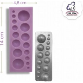 Resim Teknotrust Silikon Kalıp Yarım Küreler 