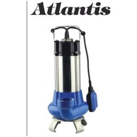 Resim Atlantis Fos 11-1.1m 1.5 Hp 220v Açık Fanlı Pis Su Dalgıç Pompa 