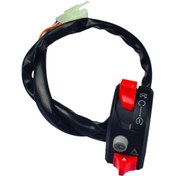 Resim Suntek Motosiklet Aksesuarları Için Gidon Anahtarı Başlatma Kablo Uzunluğu 47,5 Cm 