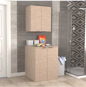 Resim Biani Fix Arya Ve Loft Uyumlu Çamaşır Makinesi Dolabı Renk Aybe B Çok Renkli 