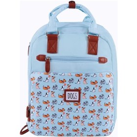 Resim Biggdesign Dogs Laptop Sırt Çantası Mavi 