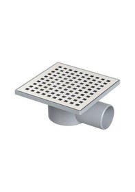 Resim Metal Yer Süzgeci 15x15/70 Yandan Çıkış Gri 