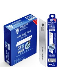 Resim Jewel Blade 0,43X18 Mm Maket Bıçağı Yedeği 30 Tüp (300 Adet) 