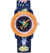 Resim Sones Jnew A380-20090-5 Çocuk Karikatür Dinozor Gergedan Su Geçirmez Zaman Tanıma Renkli Arka Aydınlatmalı Led Elektronik Saat Siyah 