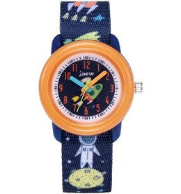 Resim Sones Jnew A380-20090-5 Çocuk Karikatür Dinozor Gergedan Su Geçirmez Zaman Tanıma Renkli Arka Aydınlatmalı Led Elektronik Saat Siyah 