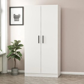 Resim T Designo Tdesıgno Hira Giyinme Dolabı - Çok Amaçlı Dolap - Gardırop 80 cm Beyaz 