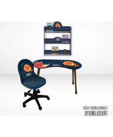 Resim Popcorn Kids Basketball Üçlü Duvar Rafı 