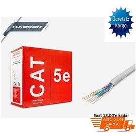 Resim Cat5 305 Metre Patch Cat 5 305M İnternet Ethernet Kablo Hd4505 