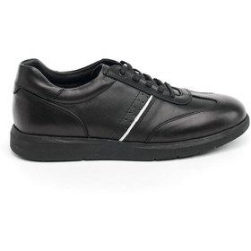 Resim Derinet Comfort Hakiki Deri Erkek Sneaker 